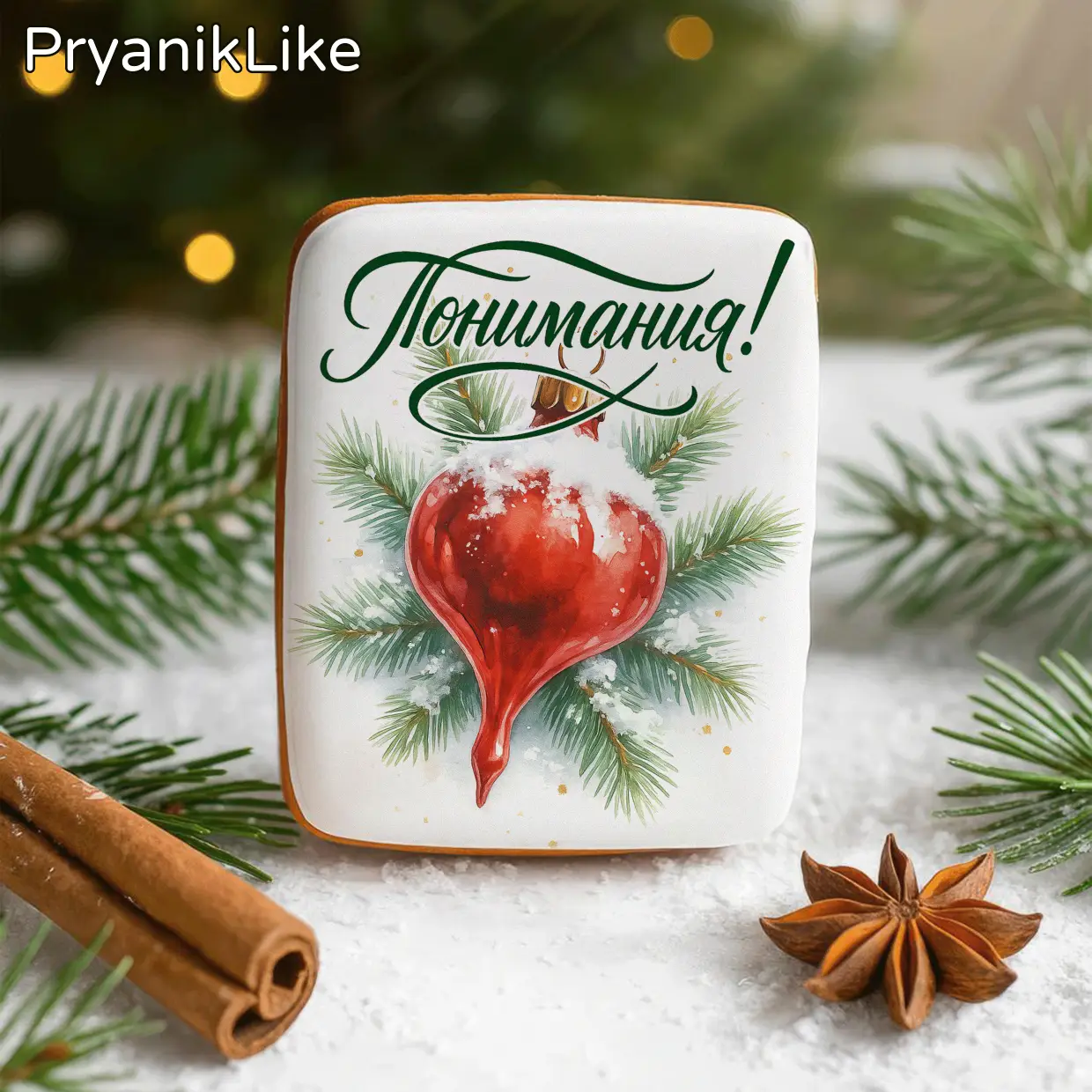 Атмосферные ёлочные игрушки